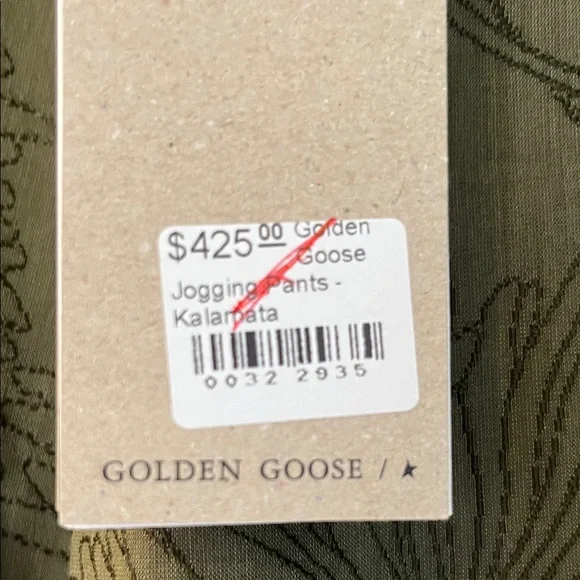 Golden Goose Boyfriend Shirt/Pant set Olive Green embroidery flower details. NWT - Picture 7 of 16